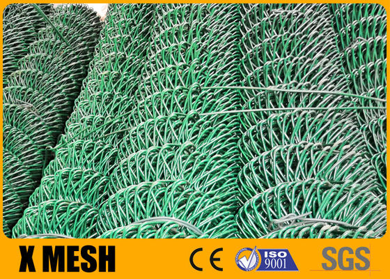 Yeşil Vinil Kaplamalı Zincir Bağlantı Çit Rulosu ASTM F668