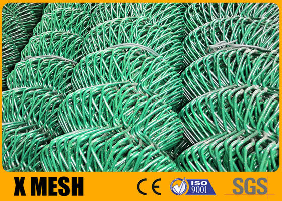 Ekonomik Yeşil PVC Zincir Bağlantı Mesh Eskrim ASTM F668