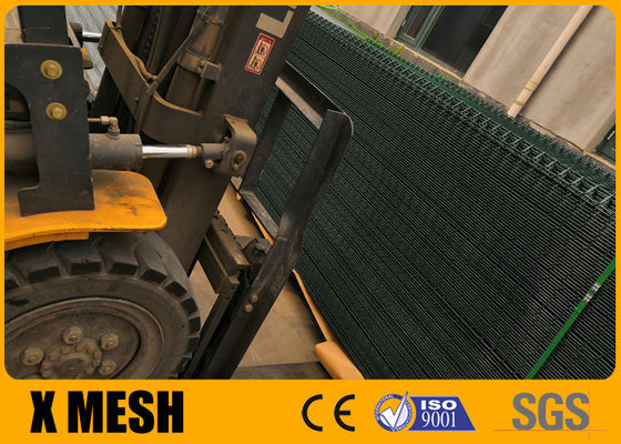 Yeşil Vinil 75% Kaynak Mukavemeti Metal Mesh Eskrim 690MPa PVC Kaplı