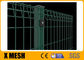 PVC Kaplı veya Galvanizli Rolltop Kaynaklı BRC Eskrim Hasır Paneli 2.4m Yüksek