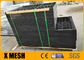 4mm Tel 3m Genişlik Tırmanma Önleyici Hasır Çit PVC Kaplı RAL 9005